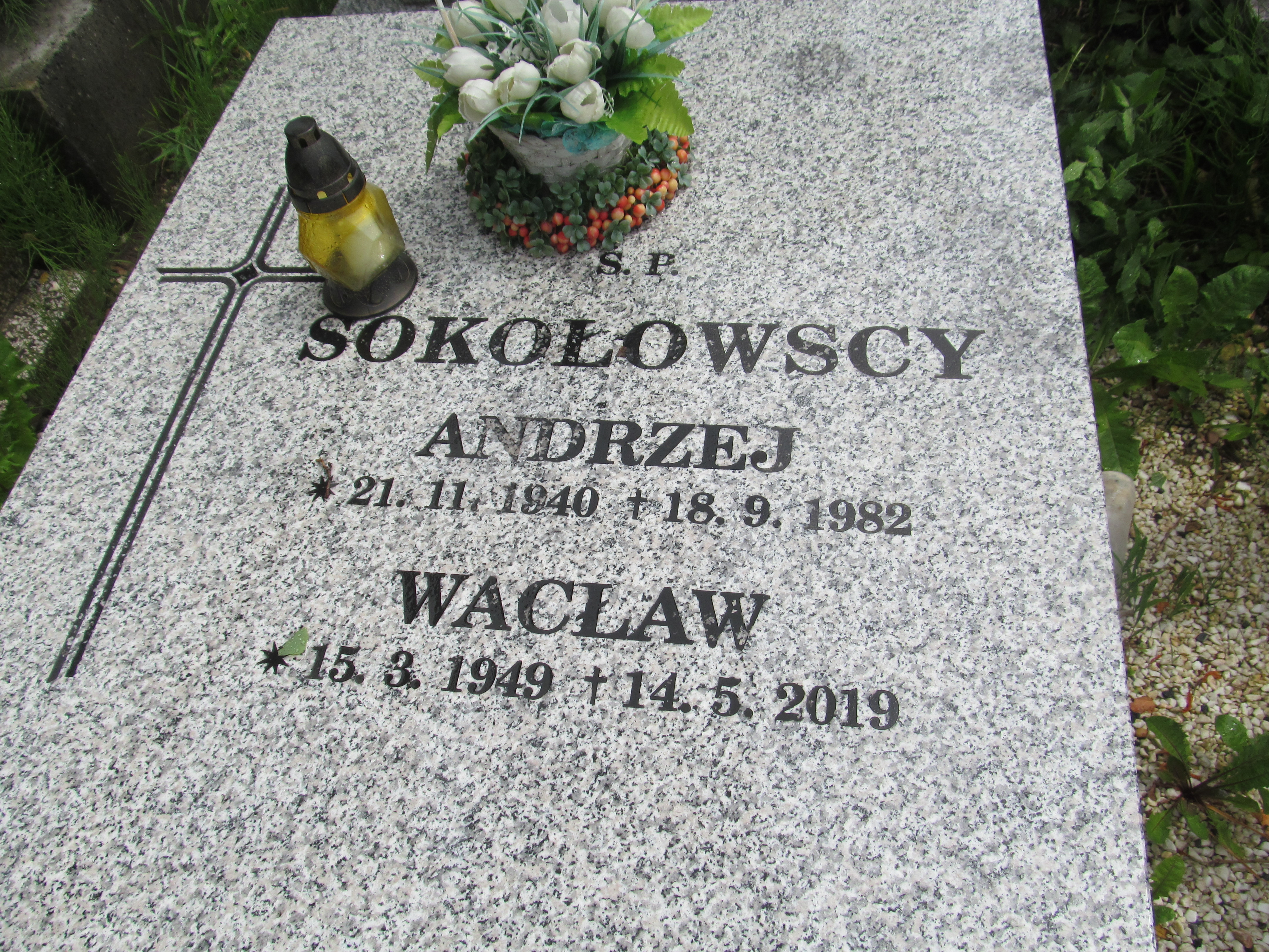 Andrzej Sokołowski 1940 Bielsko-Biała Lipnik - Grobonet - Wyszukiwarka osób pochowanych