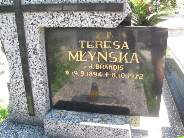 Teresa Młyńska 1894 Bielsko-Biała Lipnik - Grobonet - Wyszukiwarka osób pochowanych